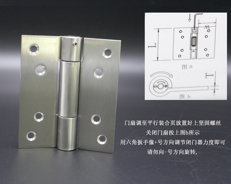 樂朗五金閉門器合頁(單彈鉸)