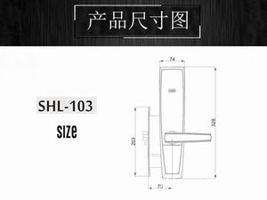 酒店大門(mén)電子鎖